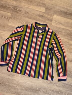 Vintage 60s Hartzfelds Button Front Top Sz 14